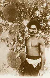 Jackfruit: Fijian Man and Jackfruit Tree