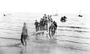 Filey: Filey, the Boat Cart 1927