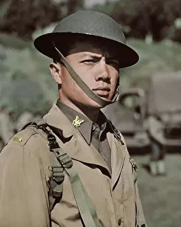 Filipino: A Filipino Lieutenant serving in the U.S