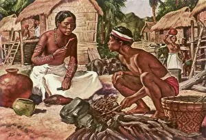 Amos: Filipino Tribespeople attempt to start a Fire