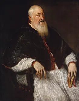 Lcgrfa1710: Filippo Archinto, Archbishop of Milan, by Titian