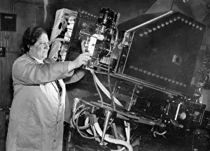 Februar: The film operator Mrs. H. Gevier