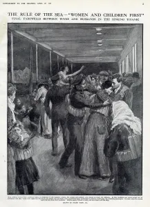 Husbands: Final farewells in the sinking Titanic