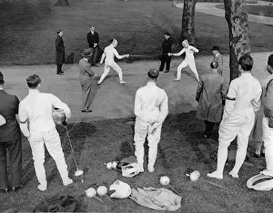 Lincolns: Final of the fencing competition of the junior league