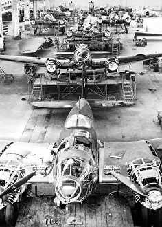 Stages: Final stages of airplane production, WW2