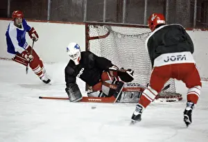 Goaltender: Final training before Ice Hockey World Championship