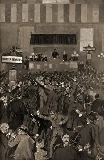 Depressions: Financial Panic of 1893. Panic scene in ?