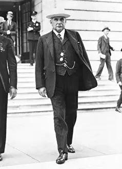 Securities: Financier J.P. Morgan Jr. after testifying before