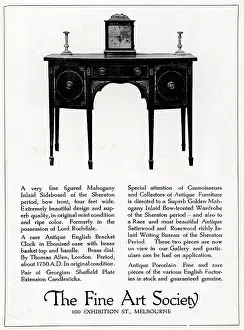 Ebonised: The Fine Art Society Advertisement