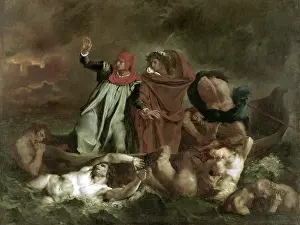 Vergilius: fine arts, Delacroix, Eugene (1798 - 1863), painting