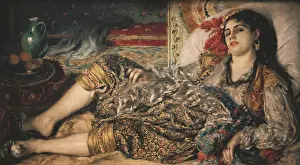 Odalisque: fine arts, Delacroix, Eugene, (1798 - 1863)