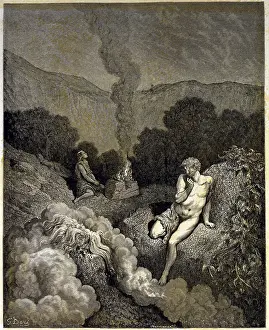 Cain: fine arts, Dore, Gustave (1832 - 1883), illustration