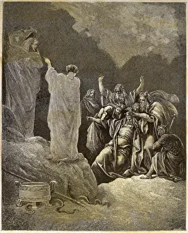 Seeress: fine arts, Dore, Gustave (1832 - 1883), illustration