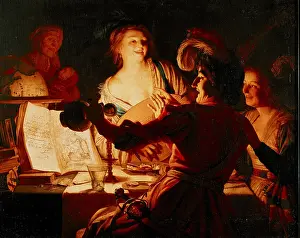 Prodigal: fine arts, Honthorst, Gerrit van