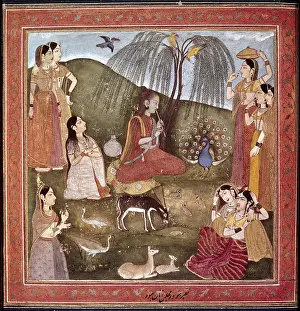 Miniatures: fine arts, India, miniature, miniatures, The