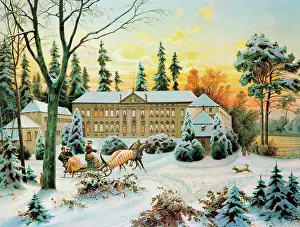 Kammerer: fine arts, Kammerer, Rob. graphics, castle at