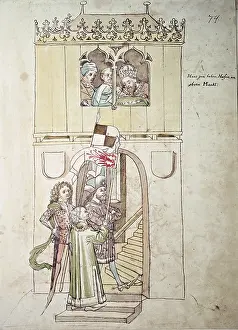 Margrave: fine arts, middle ages, miniature, Council of