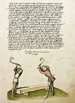 1414: fine arts, middle ages, miniature, Council of