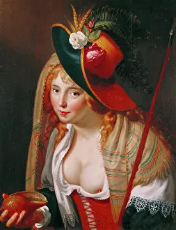 Cleavage: fine arts, Moreelse, Paulus (1571 - 1638), painting