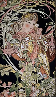 Mucha: fine arts, Mucha, Alphonse (1860 - 1939), poster