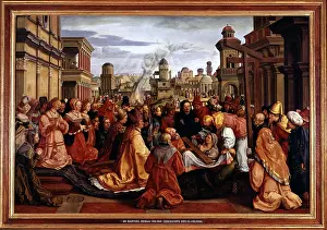 Constantinus: fine arts, religion, empress Helena founded the