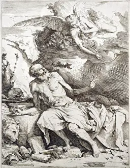 Eusebius: fine arts, Ribera, Jusepe de (1591 - 1652), etching