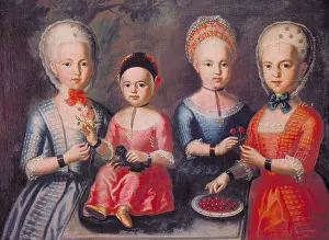 Tolz: fine arts, Rococo, four of eight children of