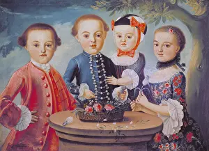 Tolz: fine arts, Rococo, four of eight children of