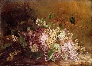 Stillife: fine arts, Scholderer, Otto (1834 - 1902), painting