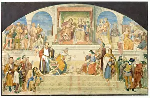 Klingsor: fine arts, Schwind, Moritz von (1804 - 1871)