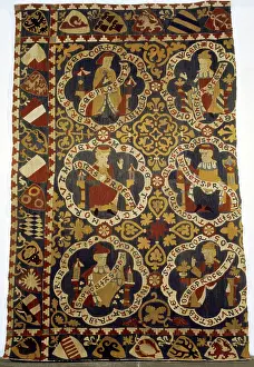 1380: fine arts, tapestry, prophets tapestry, circa