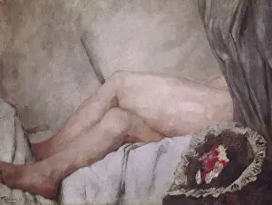 Hinter: fine arts, Truebner, Wilhelm (1851 - 1917), painting