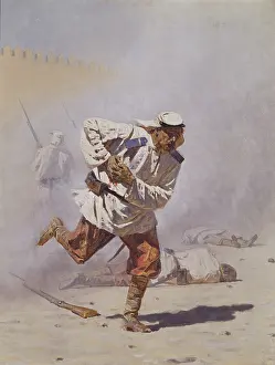 Mortally: fine arts, Vereshchagin, Vasily, (1842 - 1904)