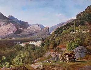 Mountainscape: fine arts, Waldmueller, Ferdinand Georg (1793