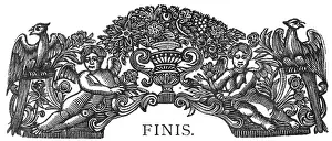 Jul17: Finis, decorative print for the end of a book