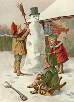 Gill: Finishing Touches to the Snowman
