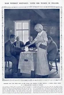 Militancy: A Finnish woman votes 1913