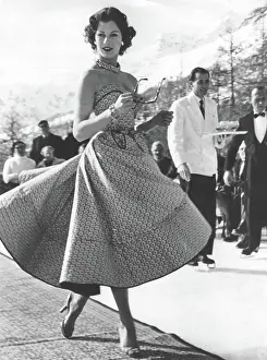 Billionaire: Fiona Campbell-Walter, model, in St Moritz
