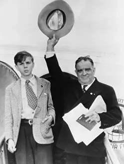 Fiorello: Fiorello LaGuardia and his son, Eric (left), ?
