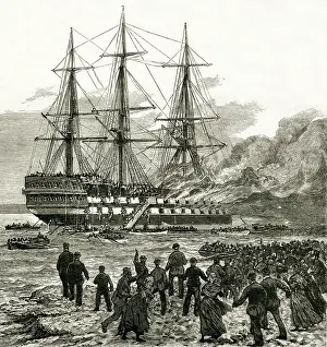 Blaze: Fire Aboard Training Ship Goliath