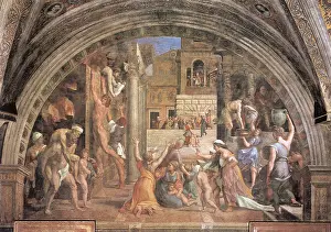 Borgo: Fire in the Borgo, by Raphael