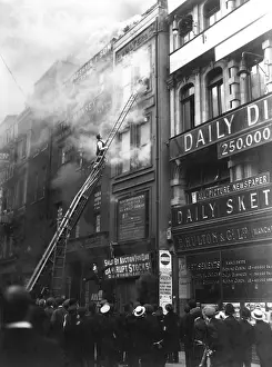 Peril: The Fire Brigade responds to a building fire, Manchester