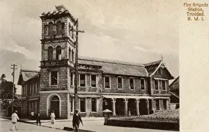 Trinidad: Fire Brigade station, Port of Spain, Trinidad, West Indies