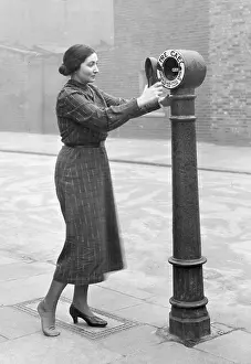 Alarms: Fire Brigade street fire alarm call post