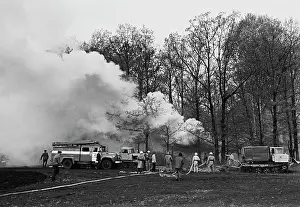 Volunteer: Fire brigades exercises in Bryansk, USSR