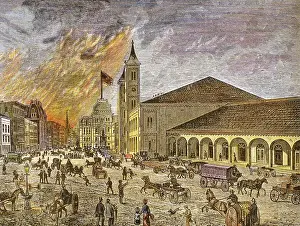 Stagecoach: Fire in the city of Providence in 1886