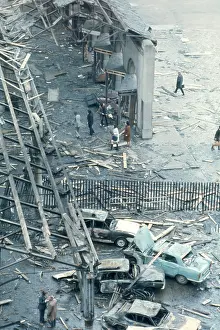 Sectarian: Fire damaged building, Northern Ireland