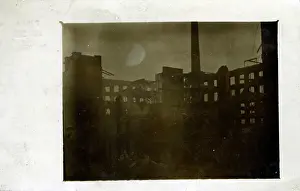 Oldham: Fire-Damaged Mill, Oldham, Lancashire