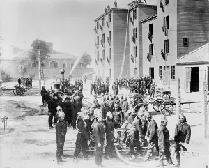 Extinguish: Fire drill in Constantinople, 1929