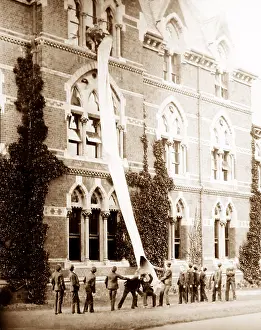 Warehousemen: Fire drill, Rusell Hill Schools, Purley, Victorian period